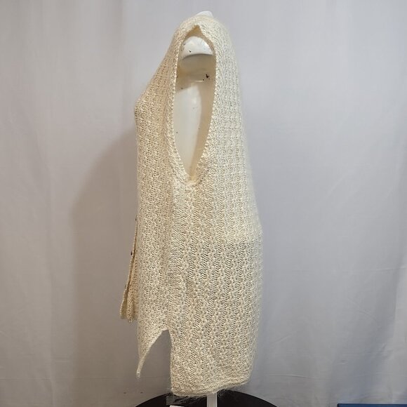 VTG All Points Reference Point Sweater Vest Womens Size Large Mohair Silk Blend - Picture 3 of 10